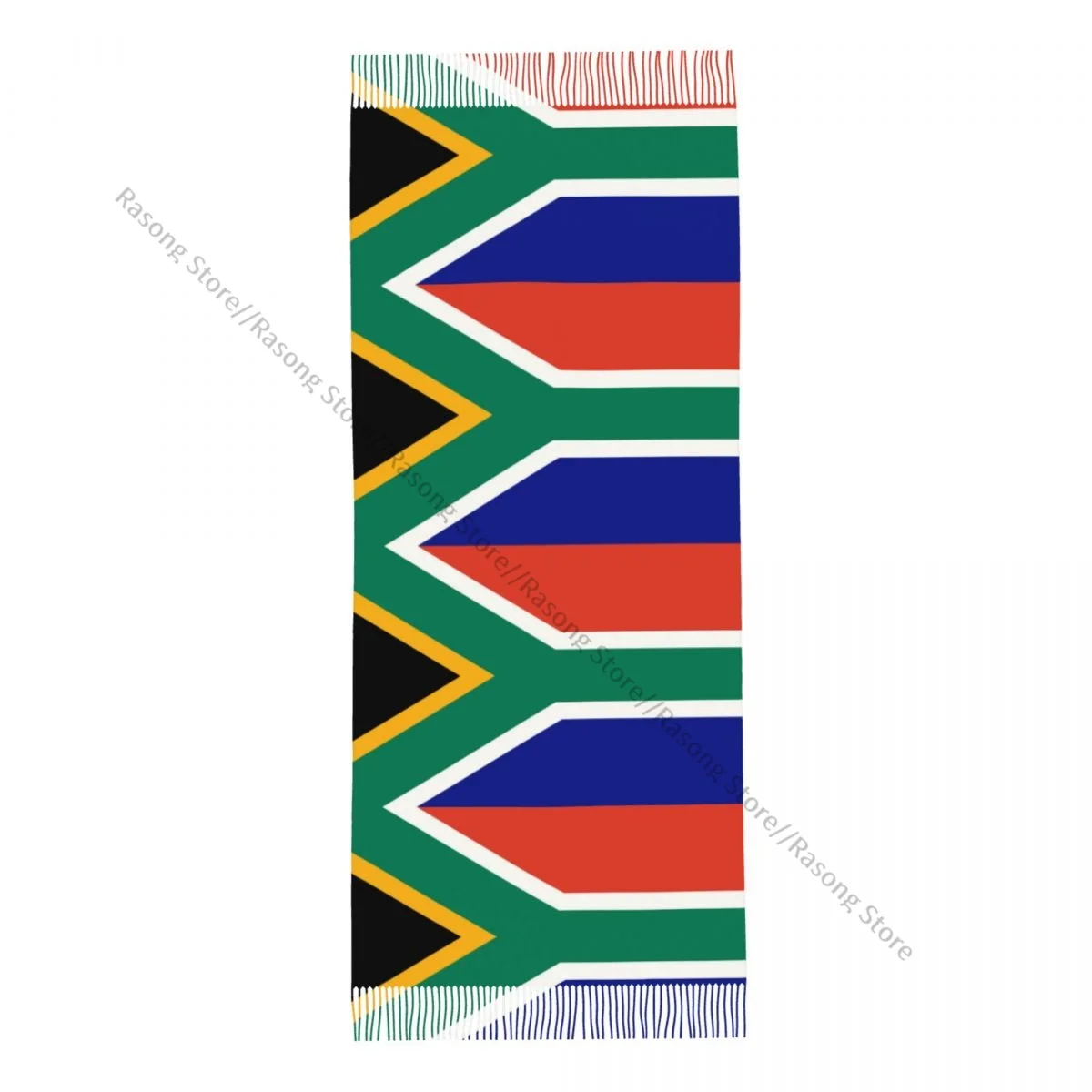 Шарф с кисточками большой размер 196*68 см зимняя теплая шаль из пашмины буфанда