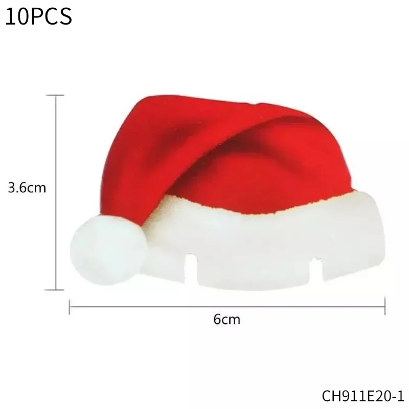 

Набор из 10 картонных украшений для бутылок вина