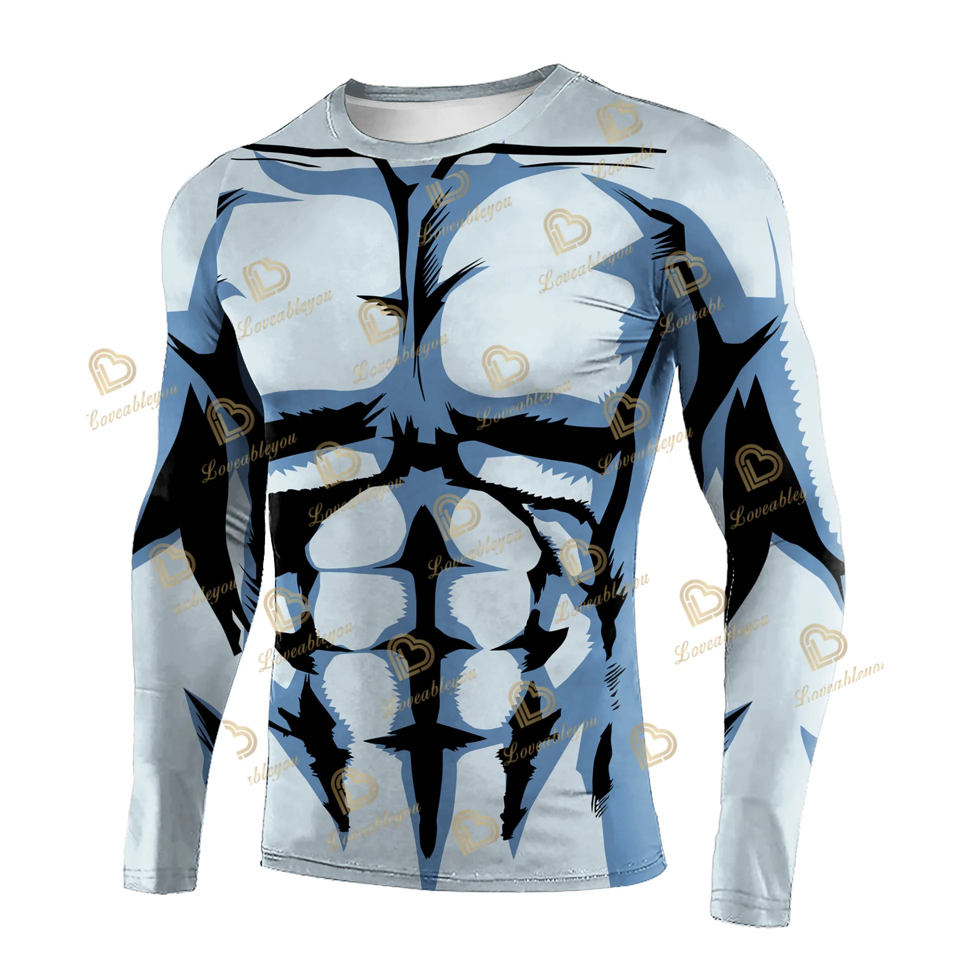 2022 NEW Unisex Compression Under Base Layer Top Long Sleeve Tights Sports Rashgard Running T-shirt Gym T Shirt Fitness