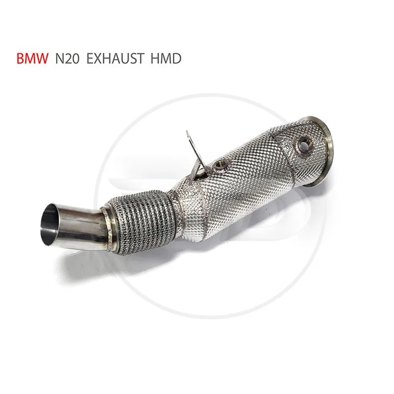 

HMD Exhaust System High Flow Performance Downpipe for BMW X3 X4 20i 28i N20 Engine 2.0T Car Accessories With Catalytic