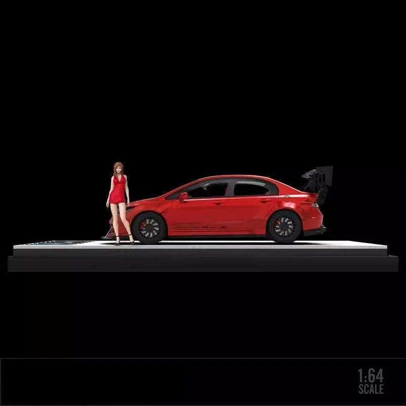 Платформа 1. | Время TM1:64 Honda Civic Изменение взрыва Сплошное цветное покрытие