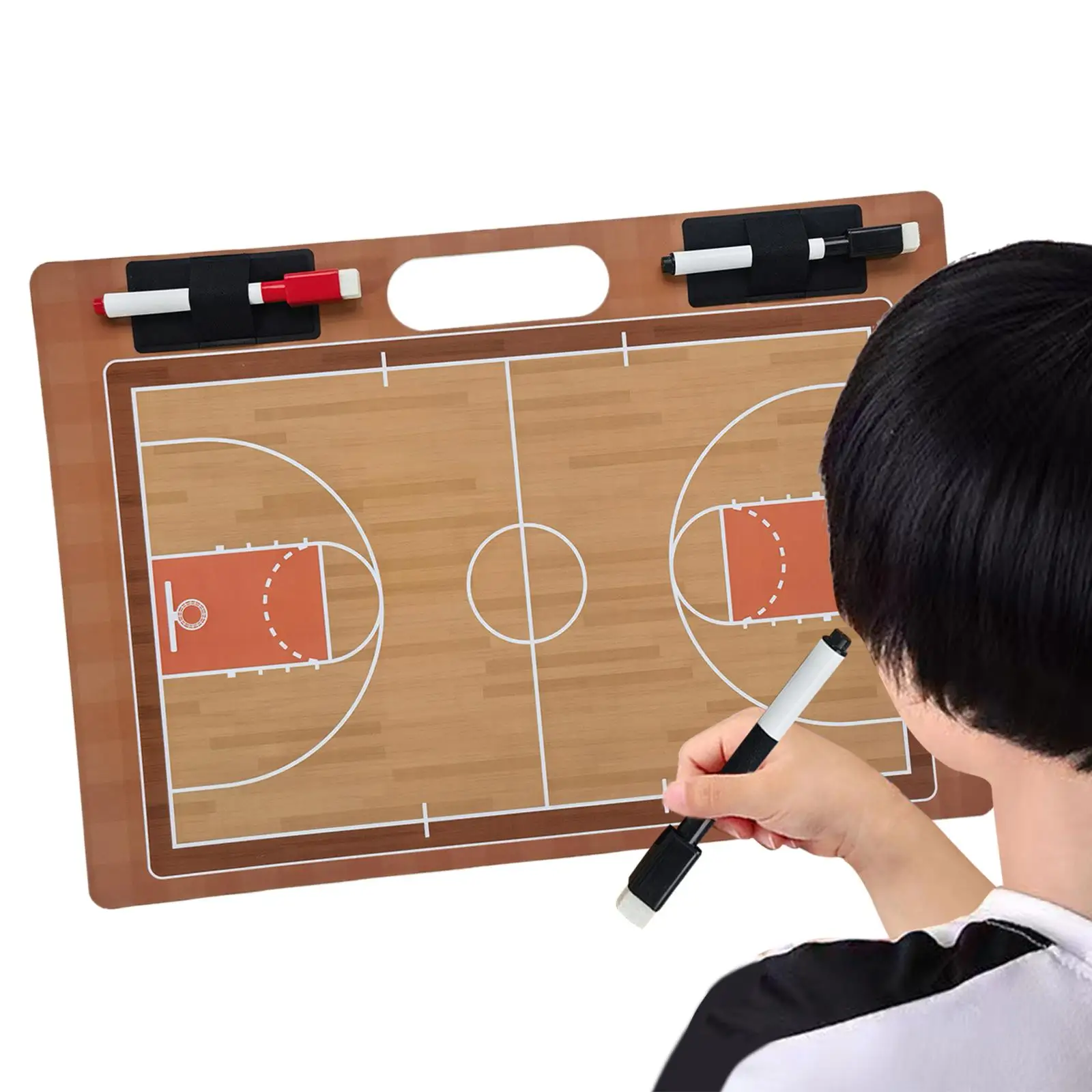 

Clipboard Dry Erase Coaches Board Plays Teaching Basketball Coaching Board