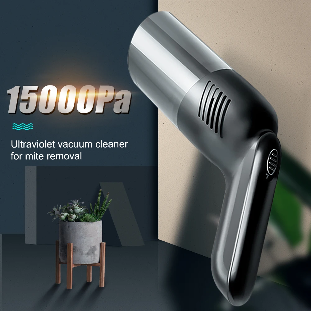 

Car Wireless Vacuum Cleaner 15000Pa Powerful Cyclone Suction Home Portable Handheld Vacuum Cleaning Mini Cordless Vacuum Cleaner