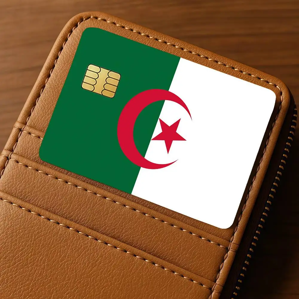 Фото Кредитная карта Nation Algeria, 4 шт., водонепроницаемые наклейки с защитой от царапин для банковского дебета, декоративная защита, автобус, метро №2