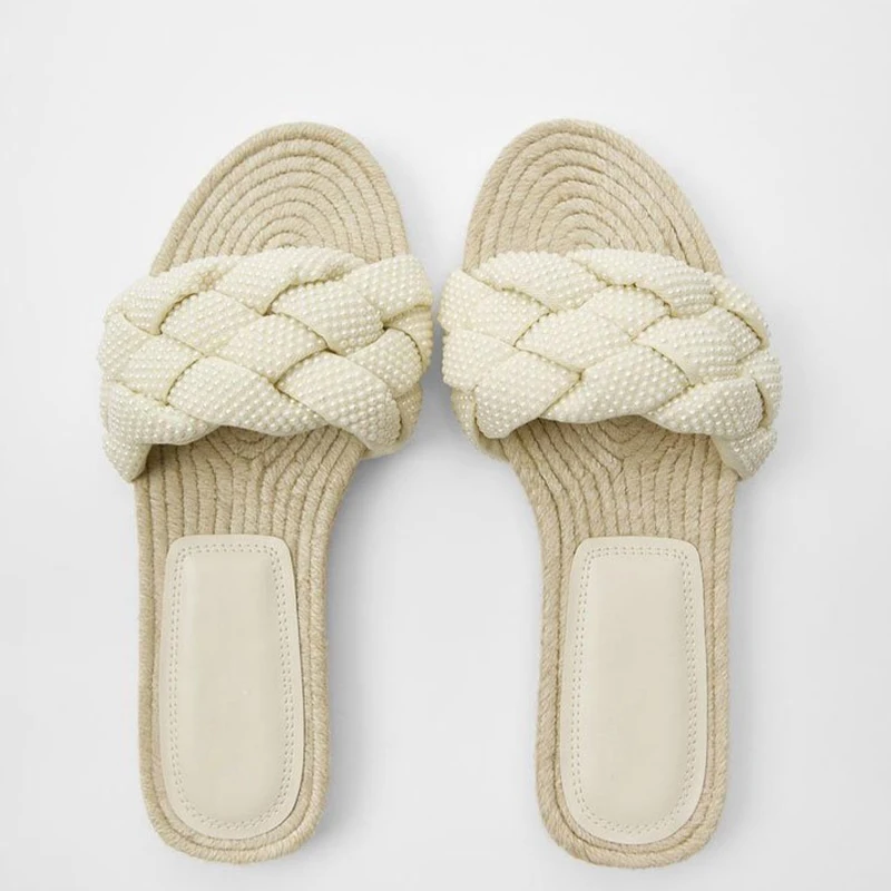 

Женские Дизайнерские летние шлепанцы на плоской подошве