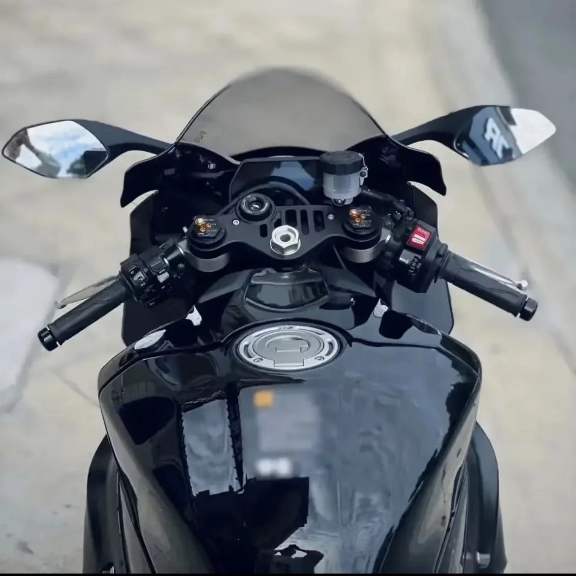 Зеркало заднего вида для мотоцикла YZF R1Black L &amp R с указателями поворота YAMAHA R1 R6 YZF-R1