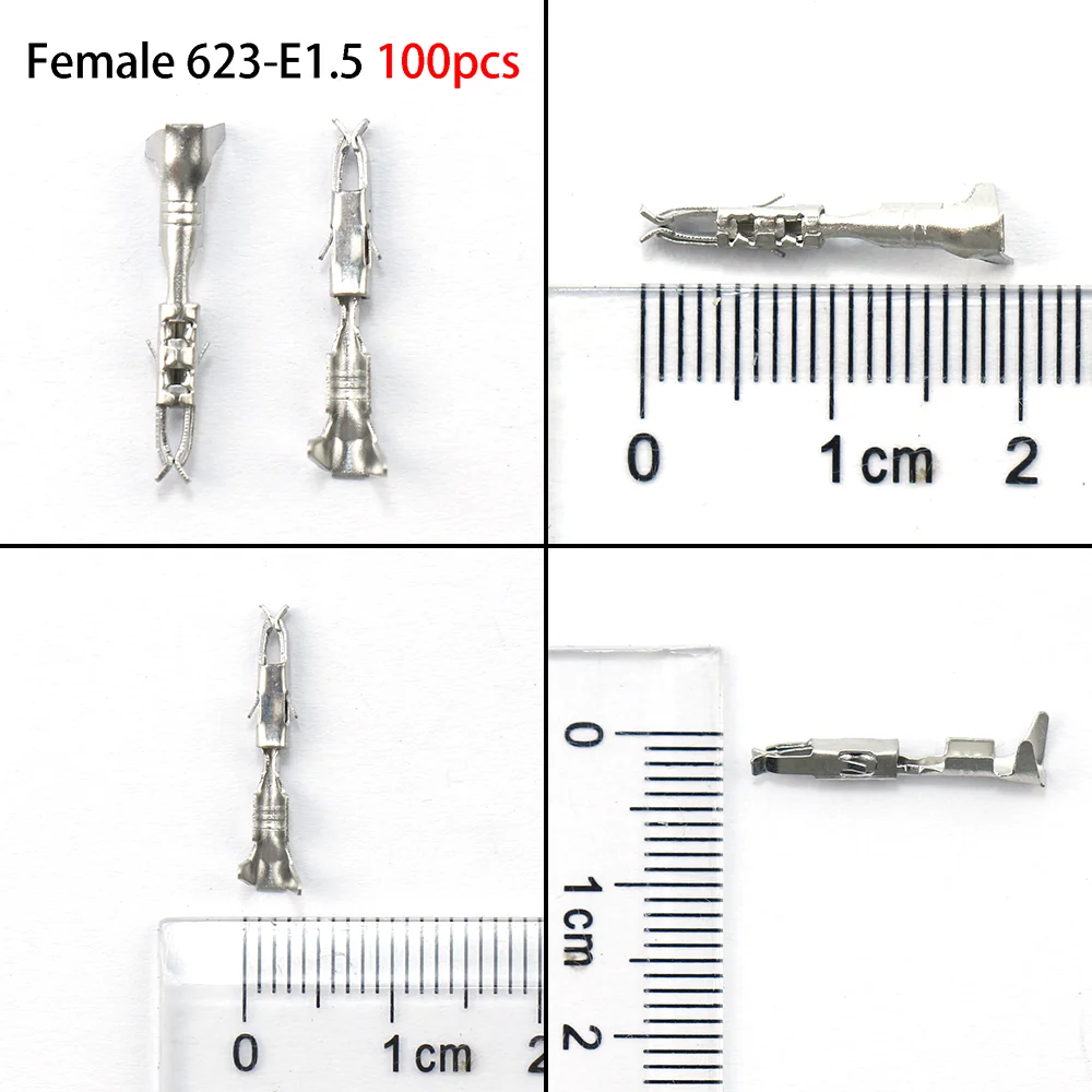 Автомобильные контакты разъема 1 5/3 5 мм мужской женский стандартный обжимной