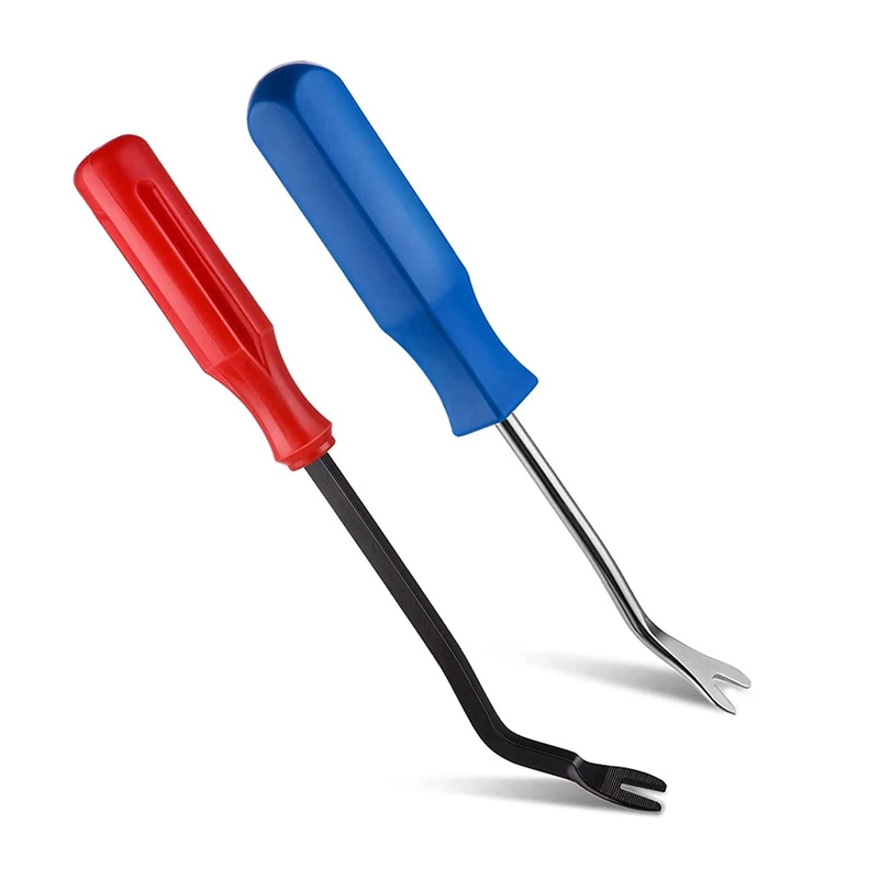 

ABHU инструмент для снятия степлей обивки, 2 шт. стальных съемника для ногтей, инструмент для снятия степлера в мебели, деревянная Ткань