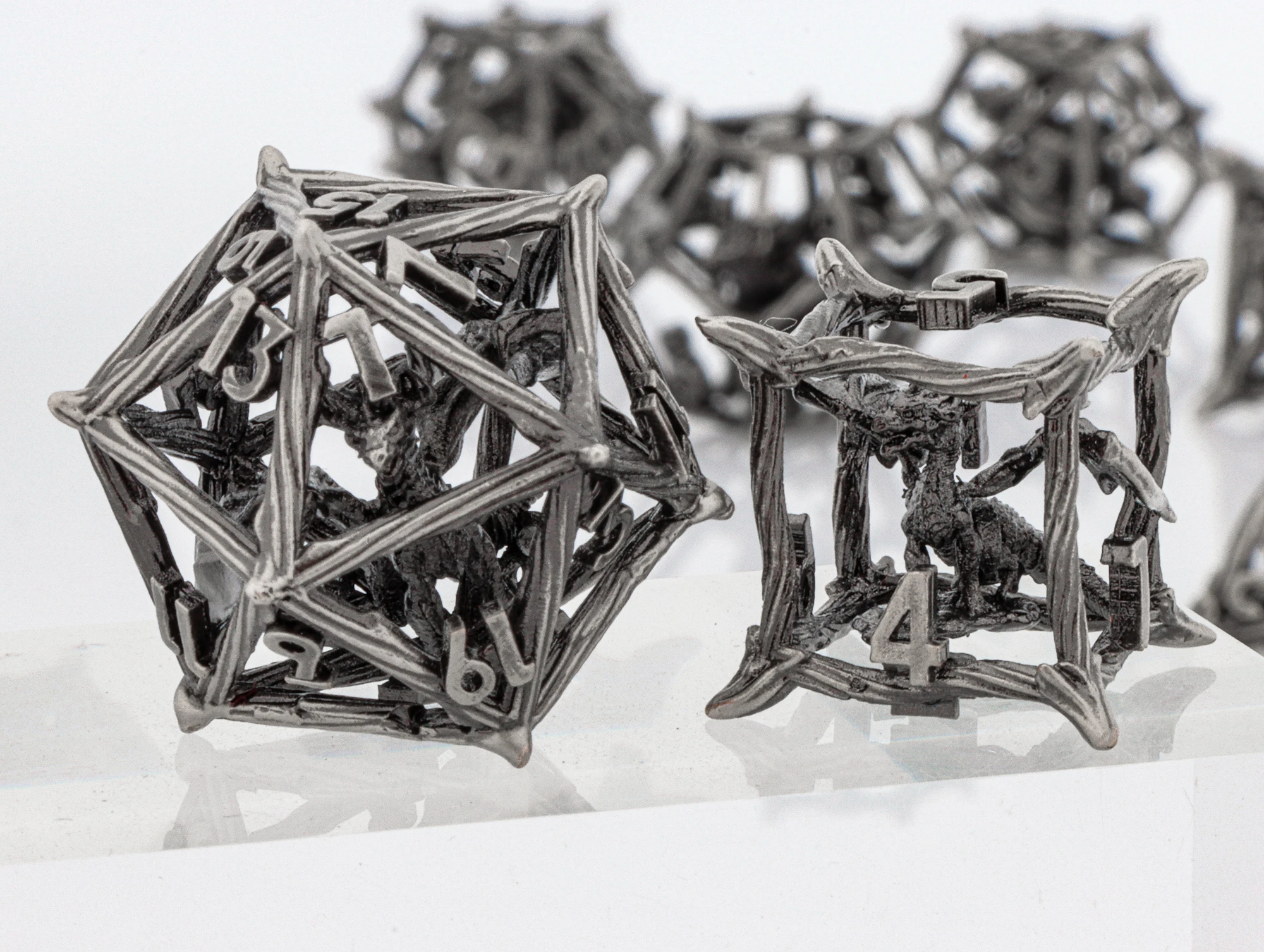 Новые кости полый Дракон D &amp для подземей и драконов металлические набор