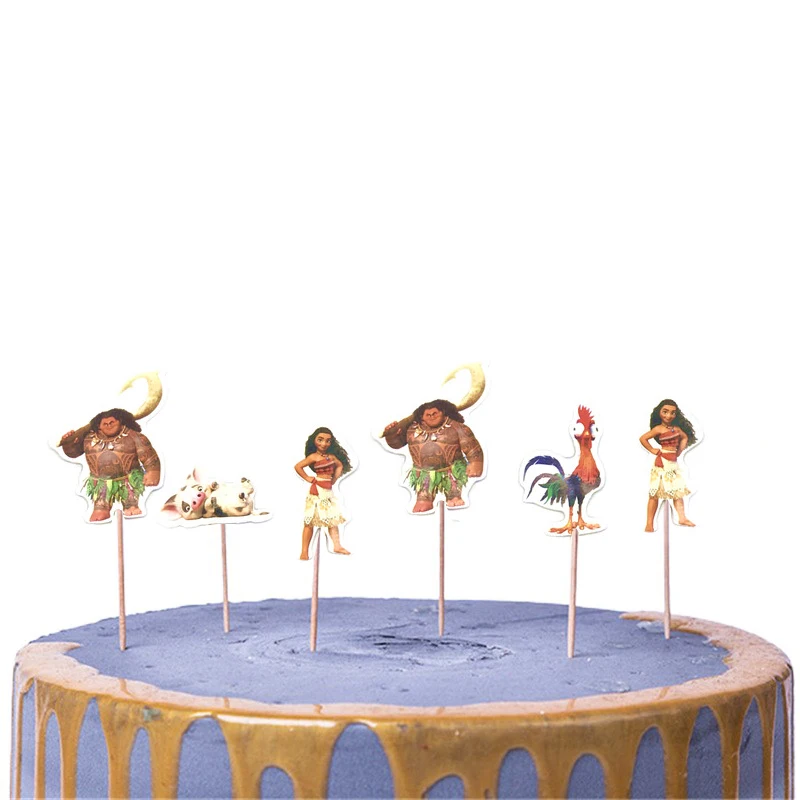 24 шт./набор Картонная машина Новый творческий рождественский зубочистка на праздничном торте.