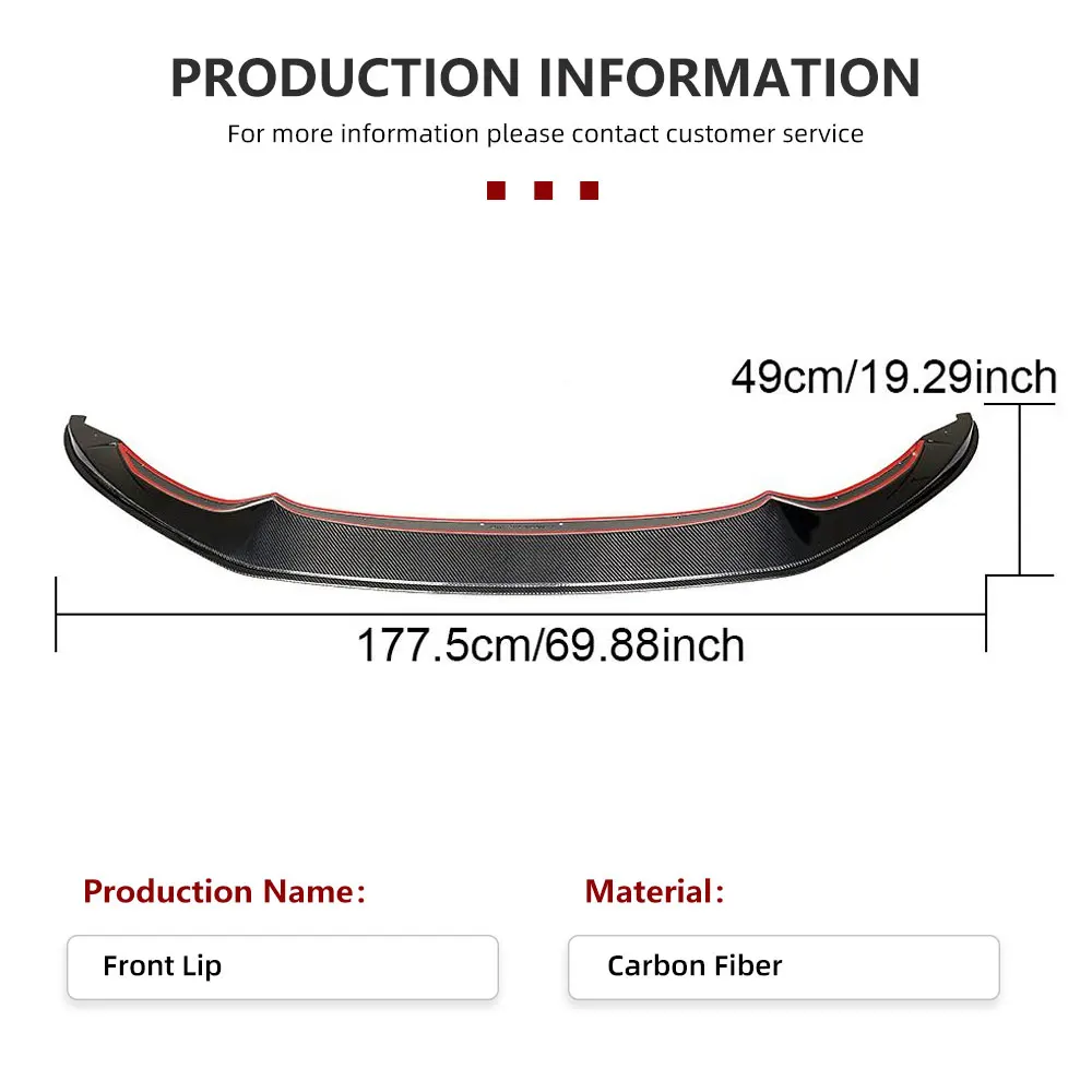 Передний бампер автомобиля из углеродного волокна разделители губ для BMW F80 M3 F82 F83