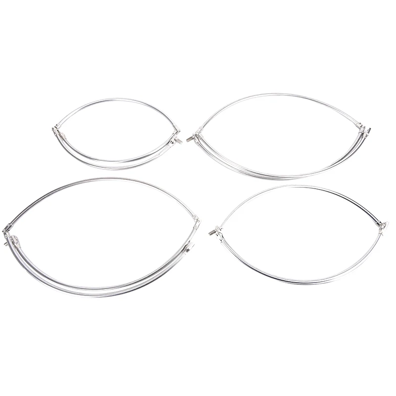 

35/40/45/50cm Sizes Fishing Net Head Stainless Steel Brail Head Round Dipnet Tackle Accessory HOT Fishing Folding Net