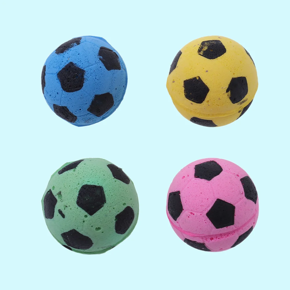 

12 Pcs Pet Toys Cat Toy Balls Soccer Toy Football Toys Cat Toys Cat Toys Bite Sponge Soccer