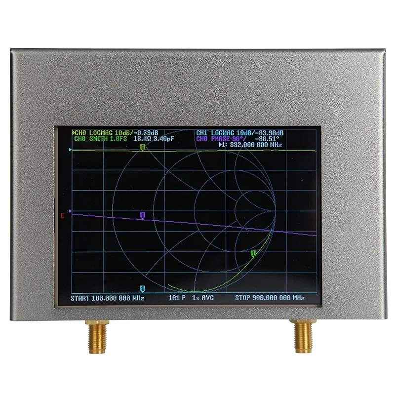 Оригинальный анализатор сети NanoRFE NanoVNA V2 Plus4 4&quot 4GHz 50KHz-4GHz коротковолновый вч овч