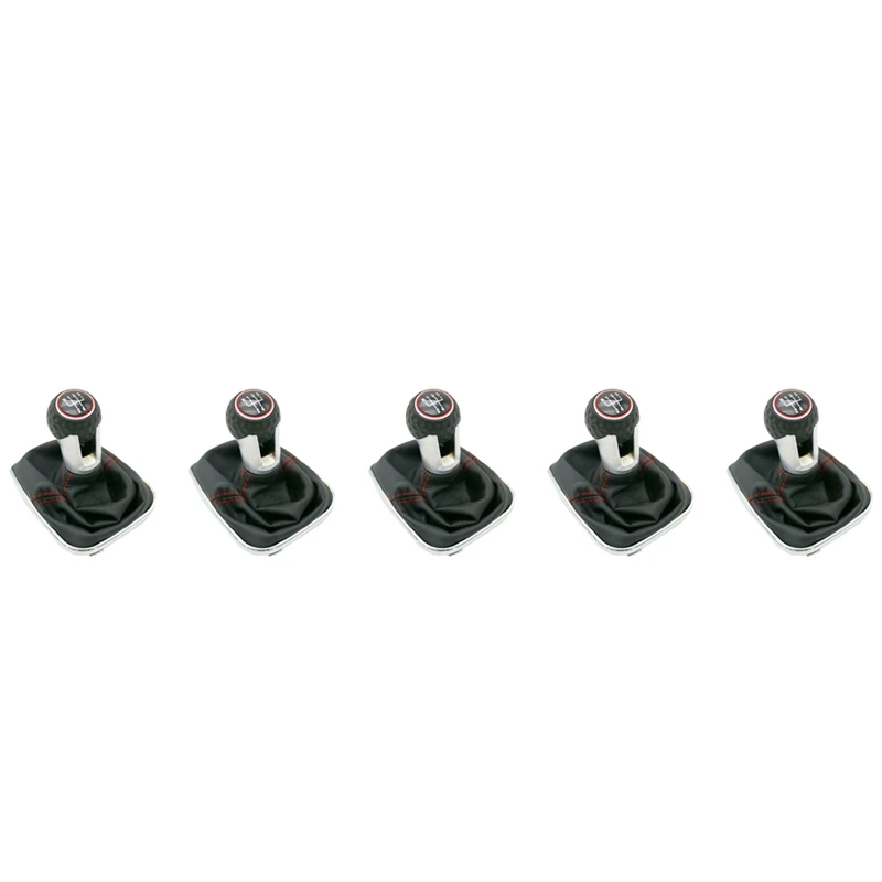 

5X For Bora MK4 Golf 4 Jetta 4 98-04 Car Gear Shift Knob 5 Speed