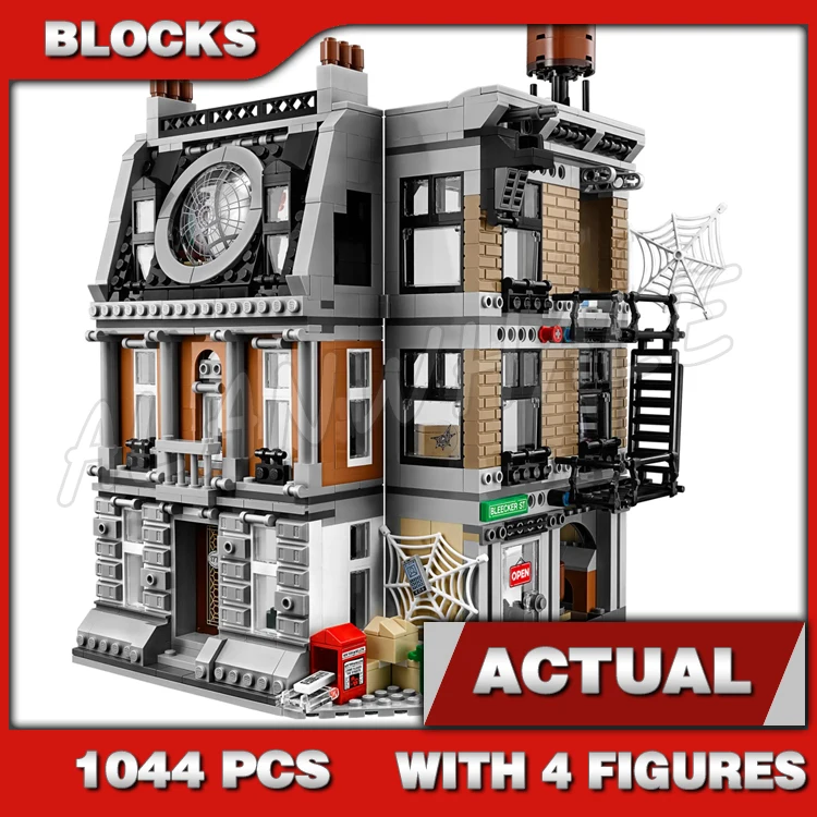 

1044pcs Super Revengers 3-level New York Sanctum Sanctorum Showdown Strange Iron 10840 Building Blocks Toy Compatible With Model