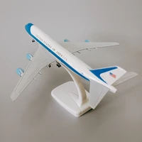 new 20cm alloy metal american air force one b747 airlines boeing 747 airways diecast air plane model airplane aircraft w wheels