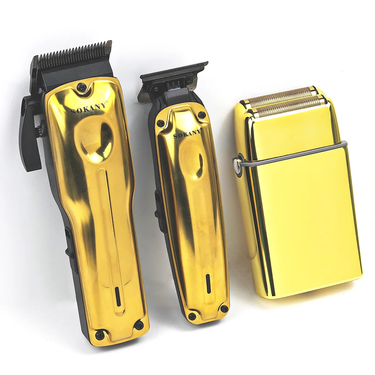 Машинка для стрижки волос Мужская металлическая профессиональный набор из 3