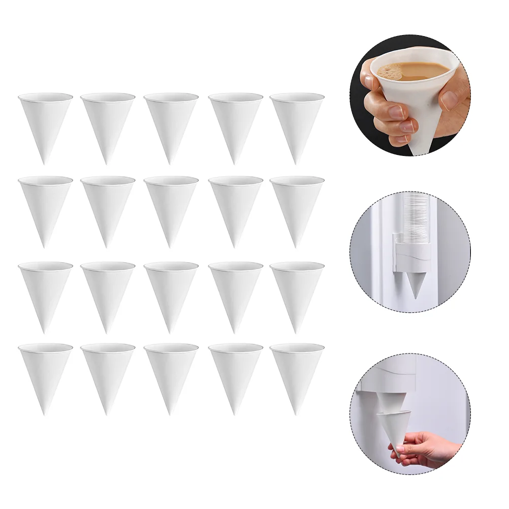 

Cups Cone Water Paper Coolerdispensers Shaped Style Appetizers White Ice Cream Holder Juicer