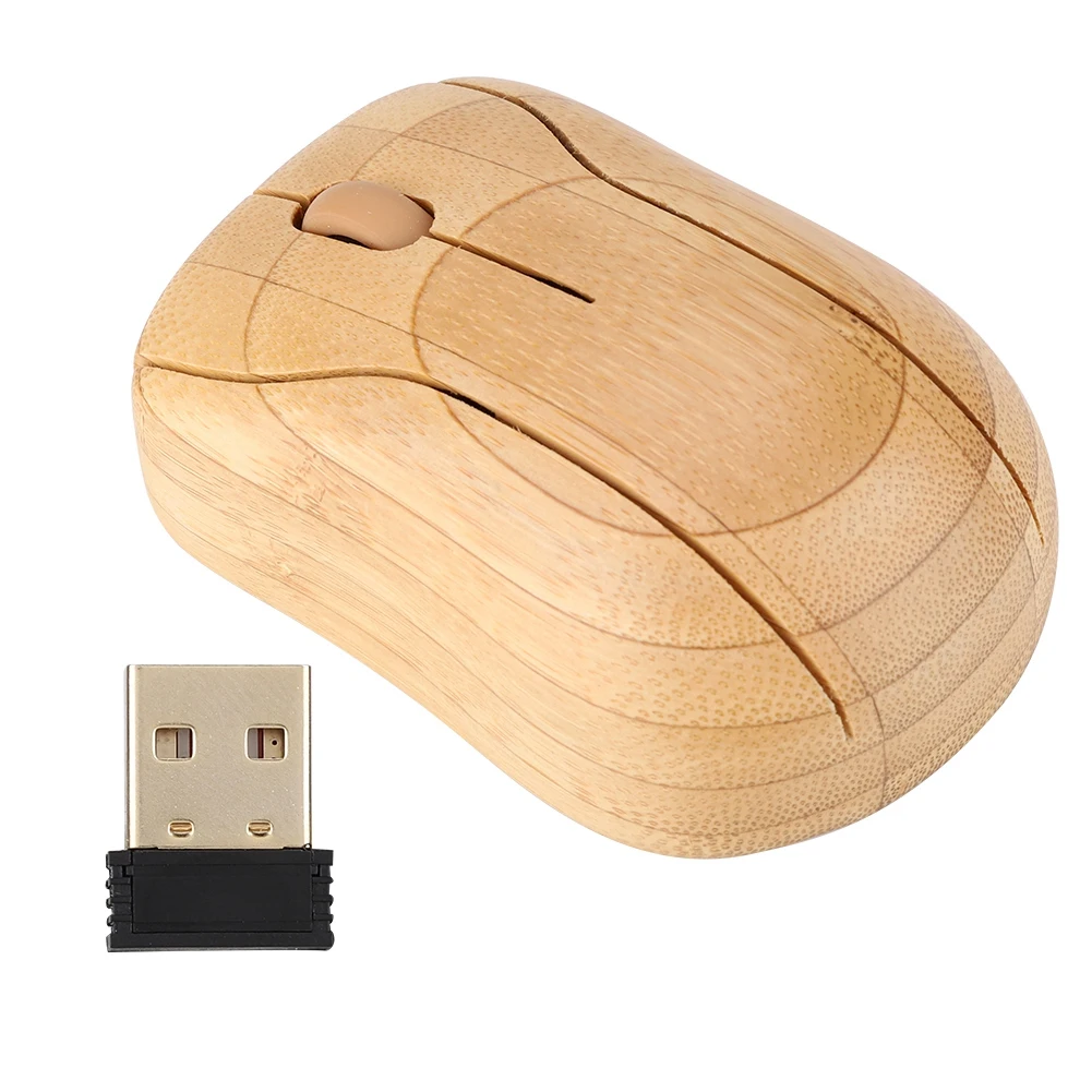 

2.4GHz Bamboo Wireless Optical Mouse PC Laptop Computer Mouse mouse wireless