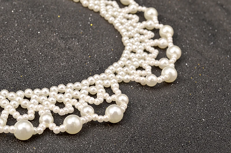 Модное ожерелье и кулон с искусственным жемчугом ювелирные изделия в