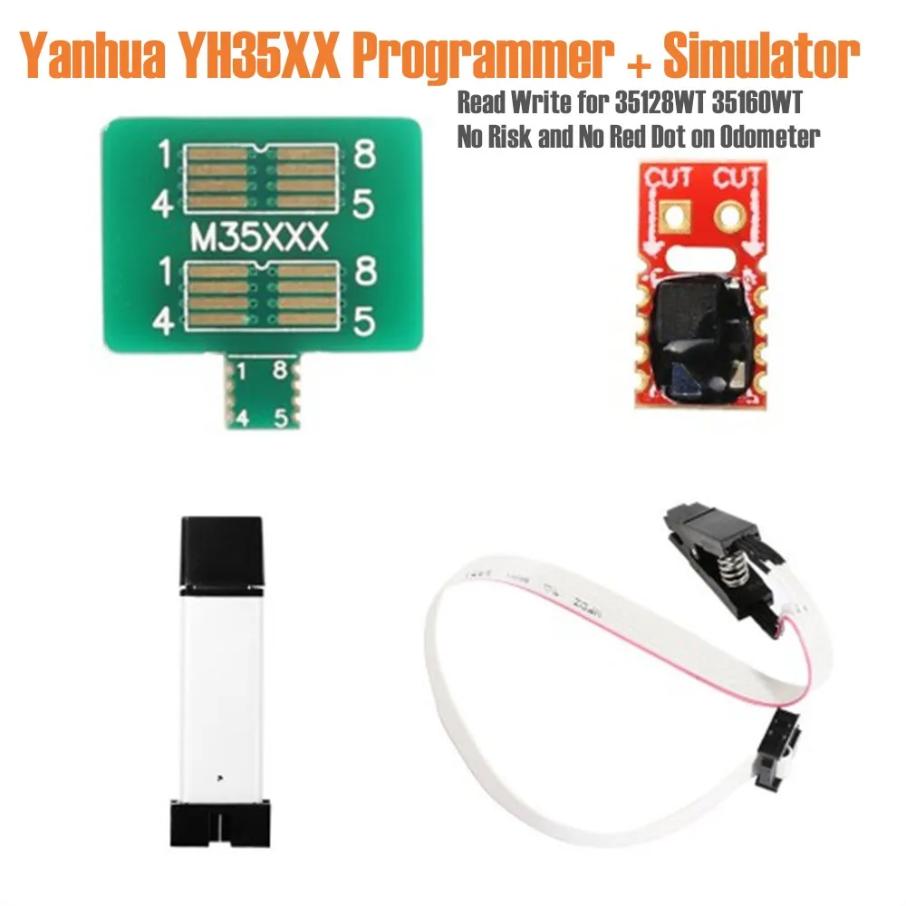 

Yanhua YH35XX Programmer + Simulator for 35128WT 35160WT Read and Write No Risk and No Red Dot on Cluster Calibration