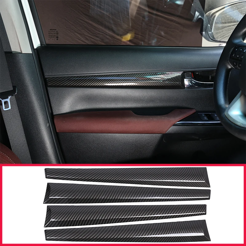 

4 шт., полосы для внутренней двери автомобиля Toyota Hilux 2015 -2021