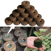 30mm garden flower planting soil block nutrient clod stiff peat pellets grain plug tray poe seed bubble seedling tray