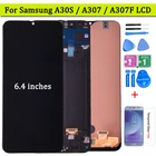 ЖК-дисплей 6,4 ''для Samsung GALAXY A30S A307, ЖК-дисплей с сенсорным экраном и дигитайзером в сборе, A307F, A307FN, A307G, A307GN, ЖК-дисплей