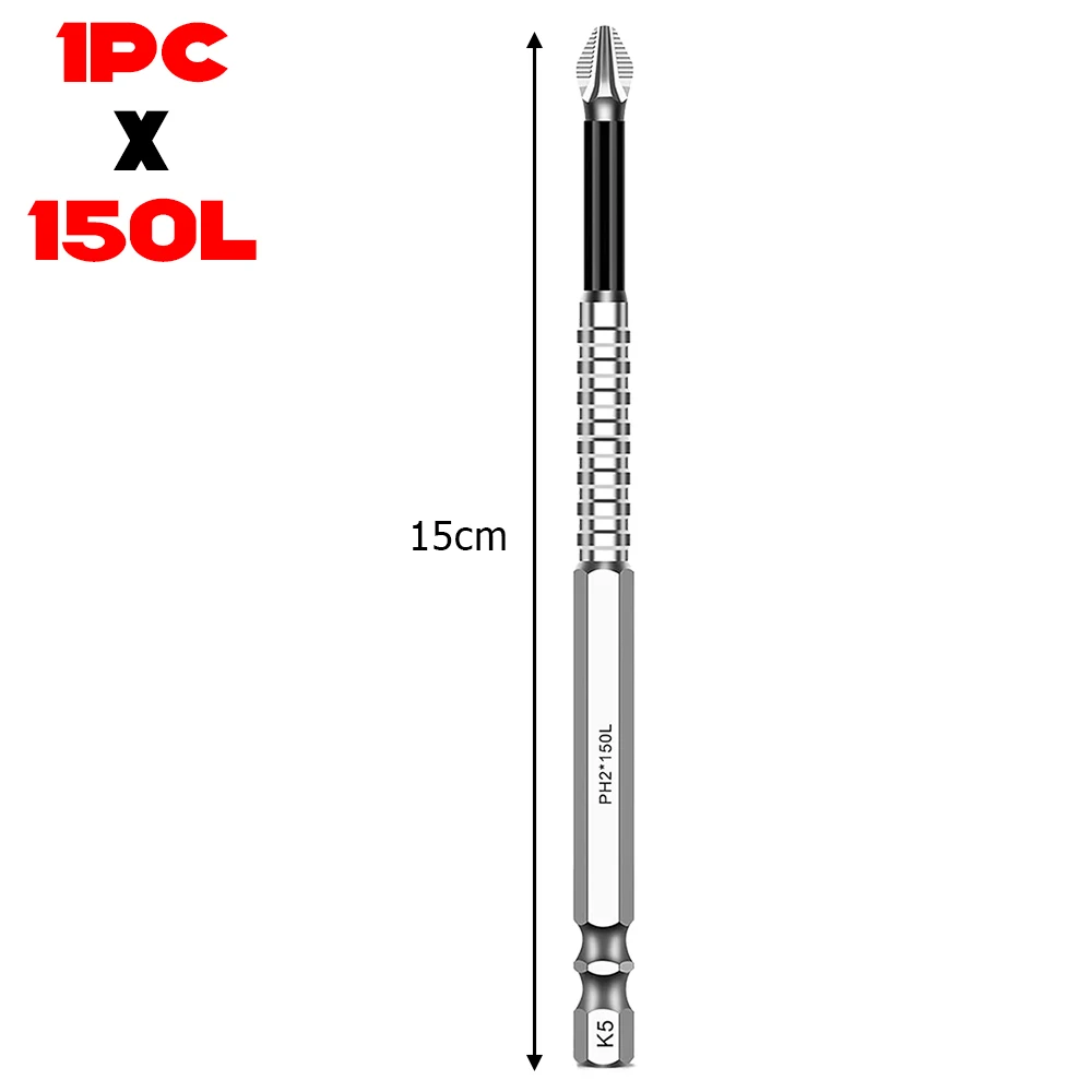 

Крестовая отвертка K5 черная магнитная