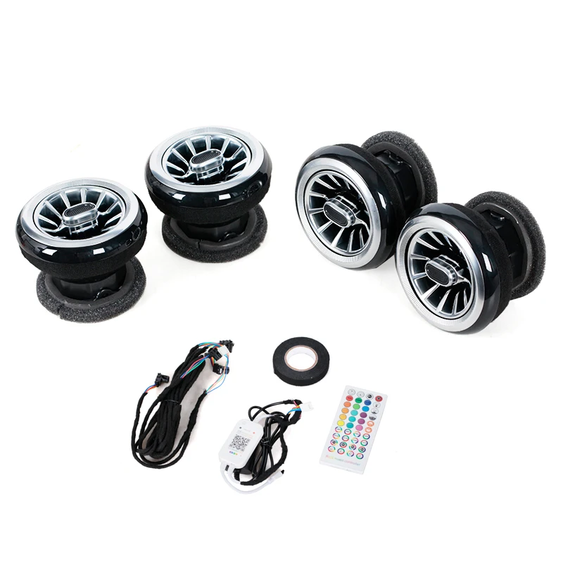 Светодиодный льная светодиодная Передняя панель кондиционера вентиляционное отверстие турбо внутренняя отделка для Suzuki Vitara 2016-2018