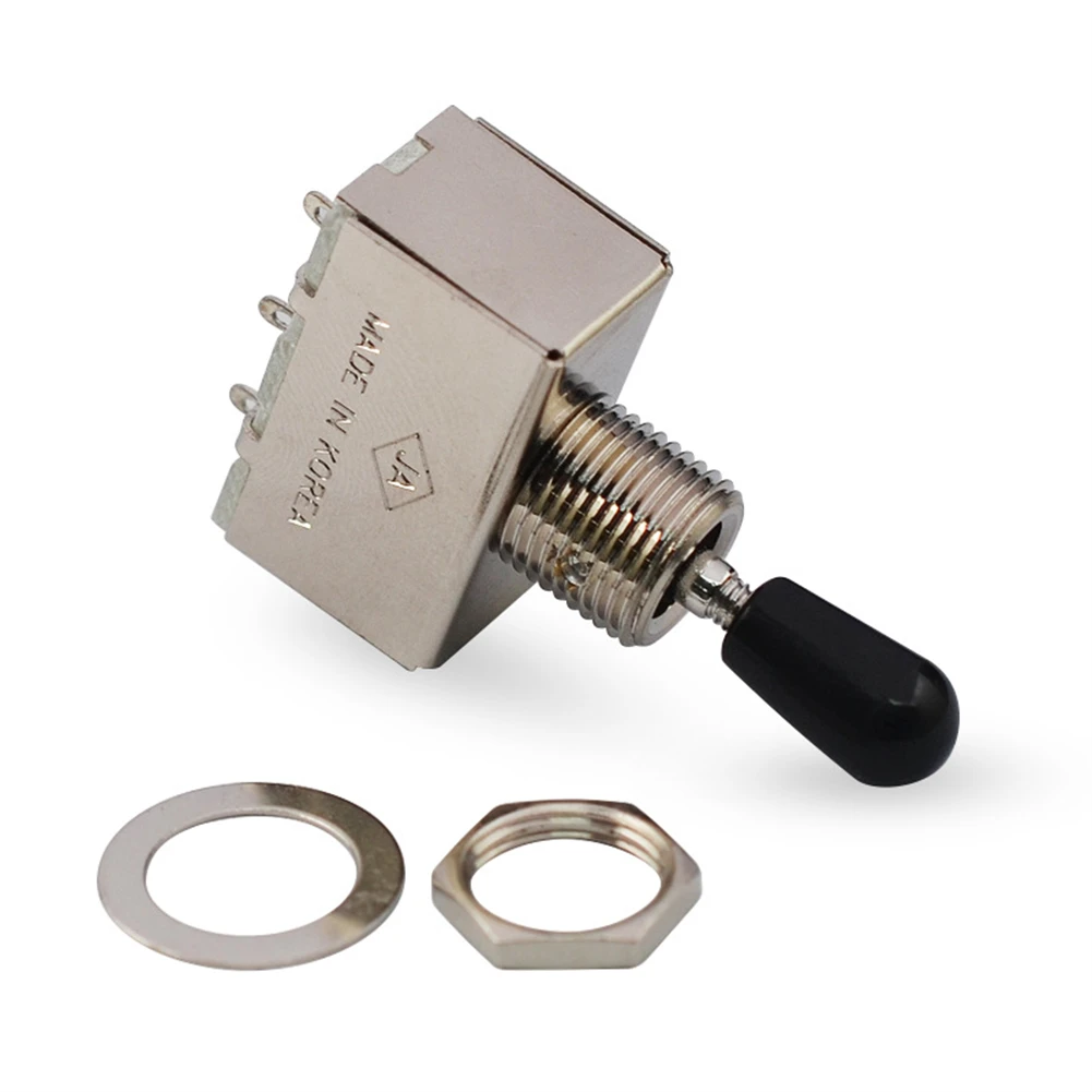 

Selector Switch Electric Guitar Accessories Copper Metal Silver 1.96x1.37inch 1X 20g 50x35mm Perfect For LP Electric Guitar