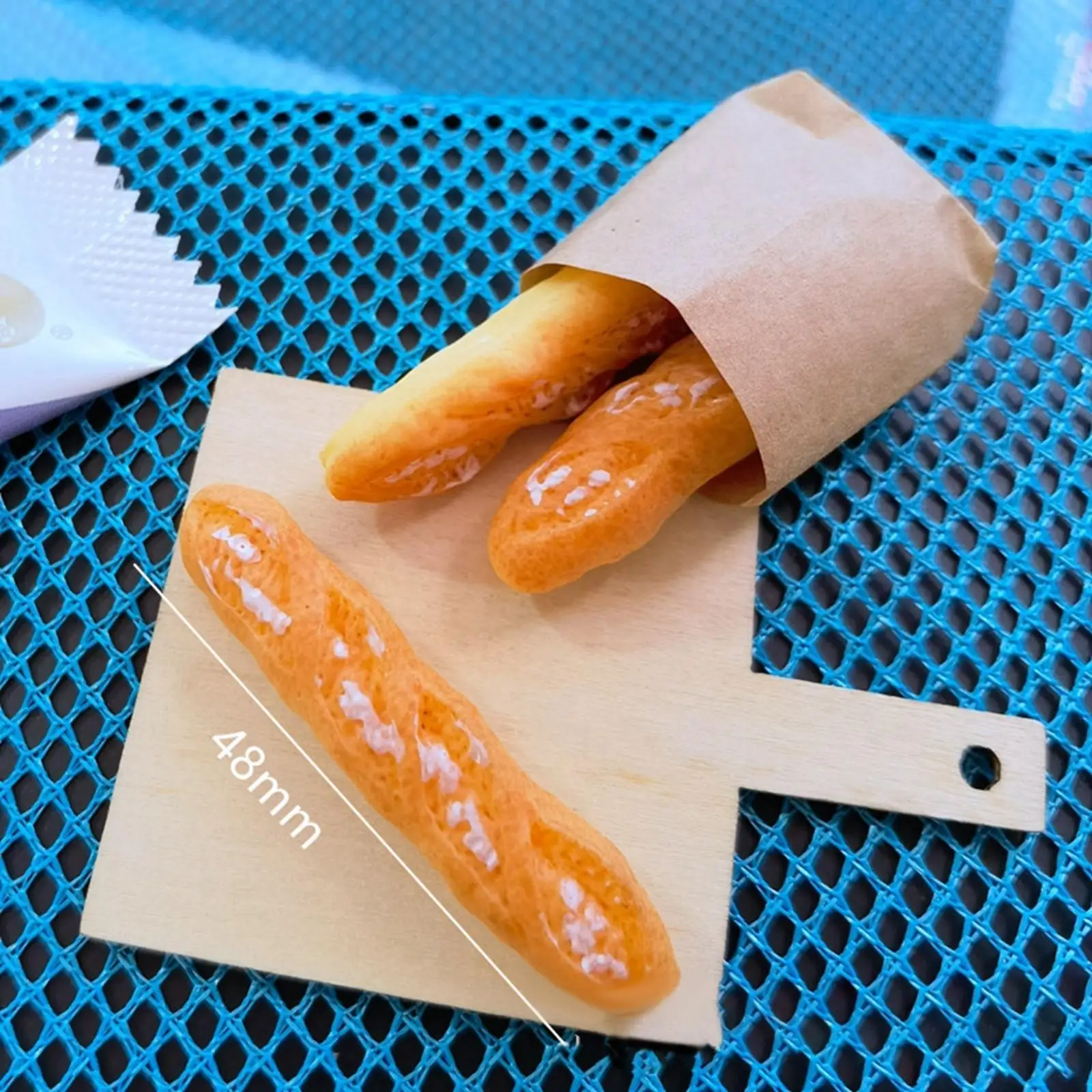 2-4 упаковки 1:12 миниатюрный кукольный домик для хлеба и пикника столовой