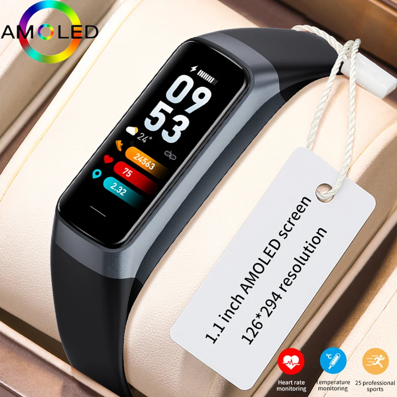 

LIGE Smart Watch 2023 Smart Band Women Gold Heart Rate Blood Wartch Waterproof Connected Smart Bracelet Sport Fitness Tracker