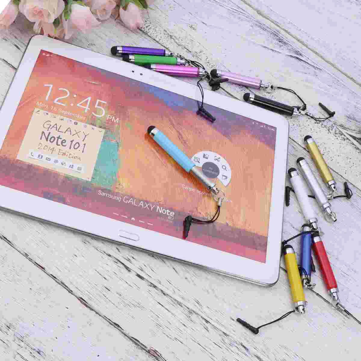 

12pcs Two Retractable Capacitive Stylus Bullets Train Capacitive Stylus Touchscreen Pen Handwriting Capacitive Pens Compatible
