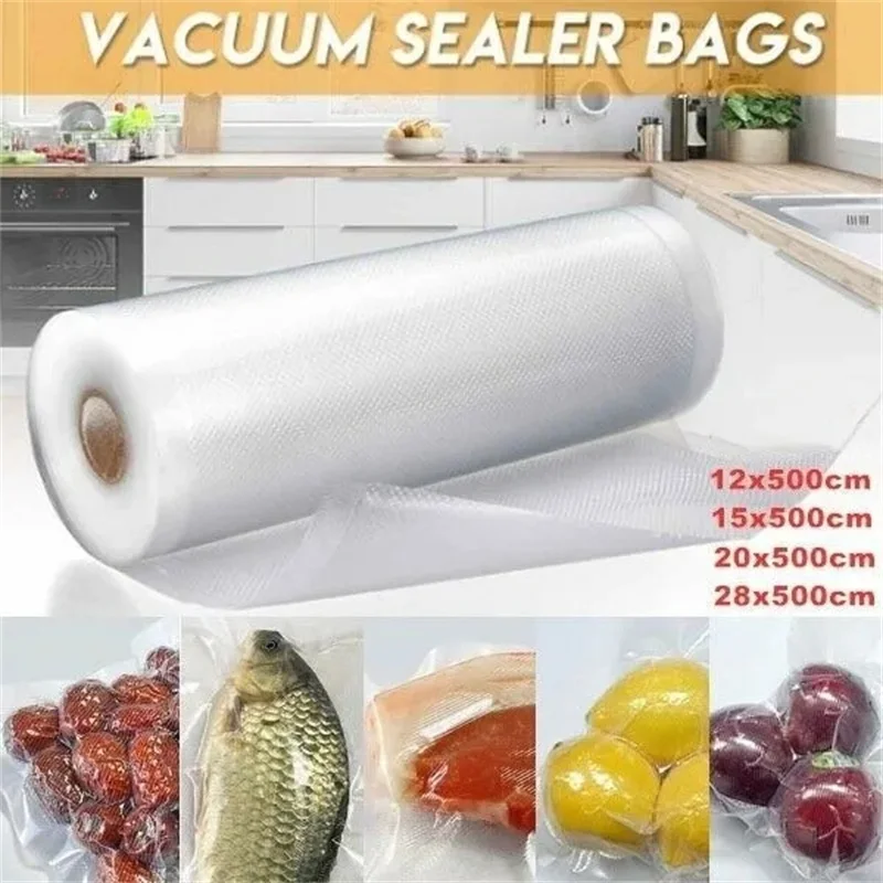 Kitchen Vacuum Sealer Bags Reusable Rolls Fresh-keeping Food Saver Storage Bag Fresh-keeping Bag Kitchen Storage 7 Size  - buy with discount