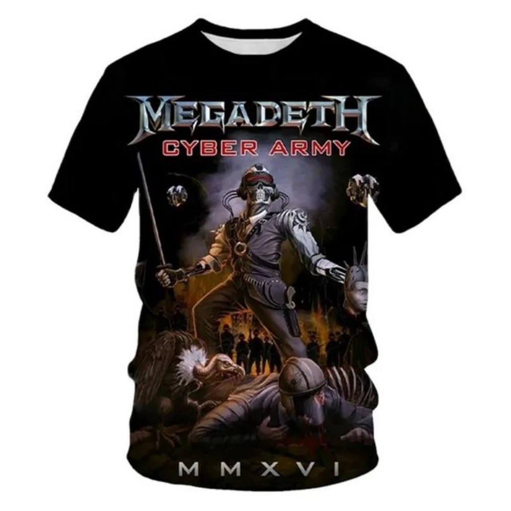 

Men's T-shirt Summer Fashion Skull Theme 3D Men's Cool Street Print T-shirt Horror Series Tough Short Sleeve Men's Large Top T-s