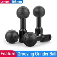 sphere rotary burr grinding head ball gouge spherical spindles shaped wood gouge for angle grinder wooden groove carving tool