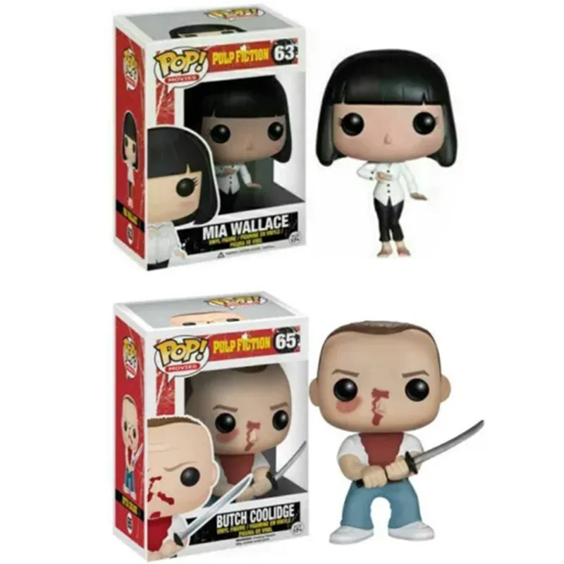 FUNKO POP Фильмы Криминальное чтиво Butch Coolidge 65 # Миа Уоллес 63. Виниловые фигурки