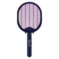 foldable electric mosquito swatter wall mounted handheld 3000v rechargeable mosquito fly racket adjustable bug zapper