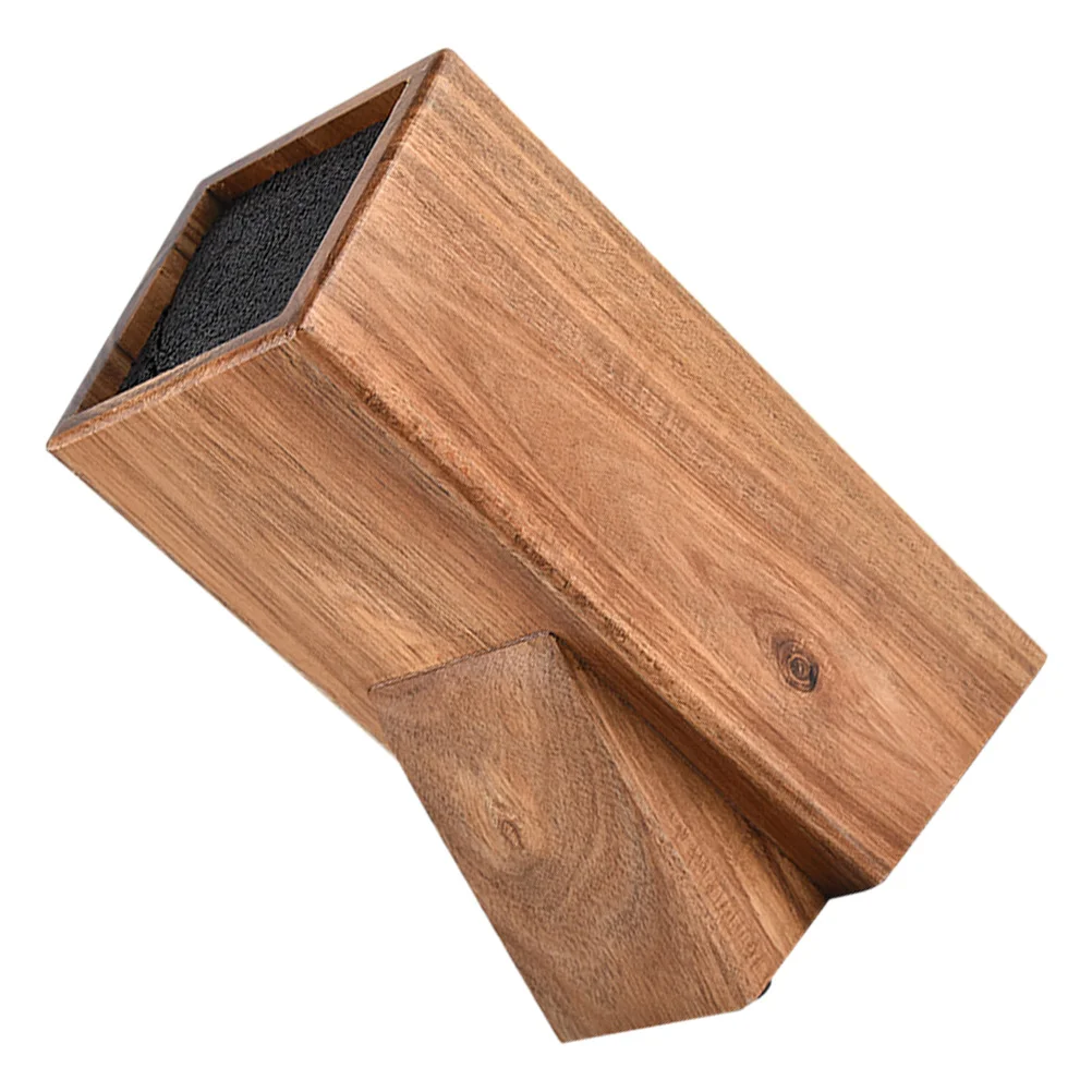 Полка для хранения деревянный держатель ножей кухонный органайзер бытовая