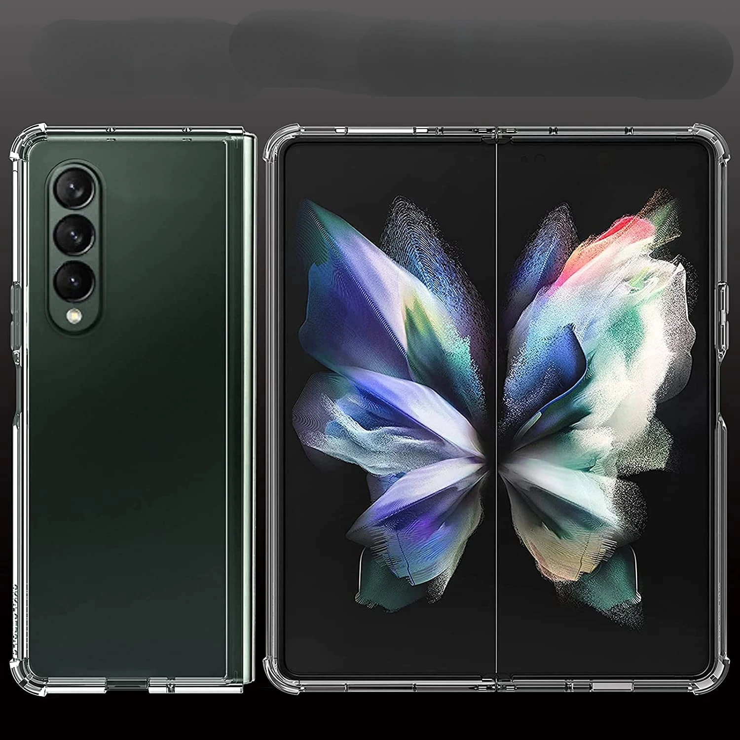 

Factory Direct Selling For Samsung Galaxy Z Fold3 2 5G for Galaxy Z Fold 4 3 Reinforced Corners Shockproof Soft Bumper TPU Bac