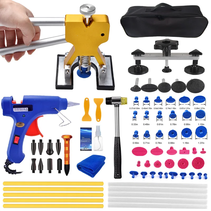 Автомобильный инструмент для ремонта вмятин без покраски комплект на кузове