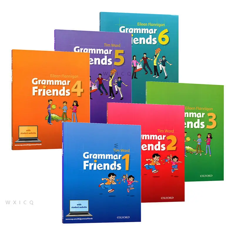 Oxford Grammar Friends 1-6 English reading picture books primary school textbooks 6-12 years old 6 English picture books