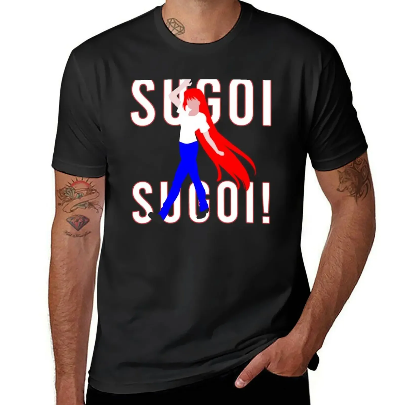 Sugoi Sugoi! -Aoko Aozaki векторная футболка аниме топы дизайн на заказ ваши собственные