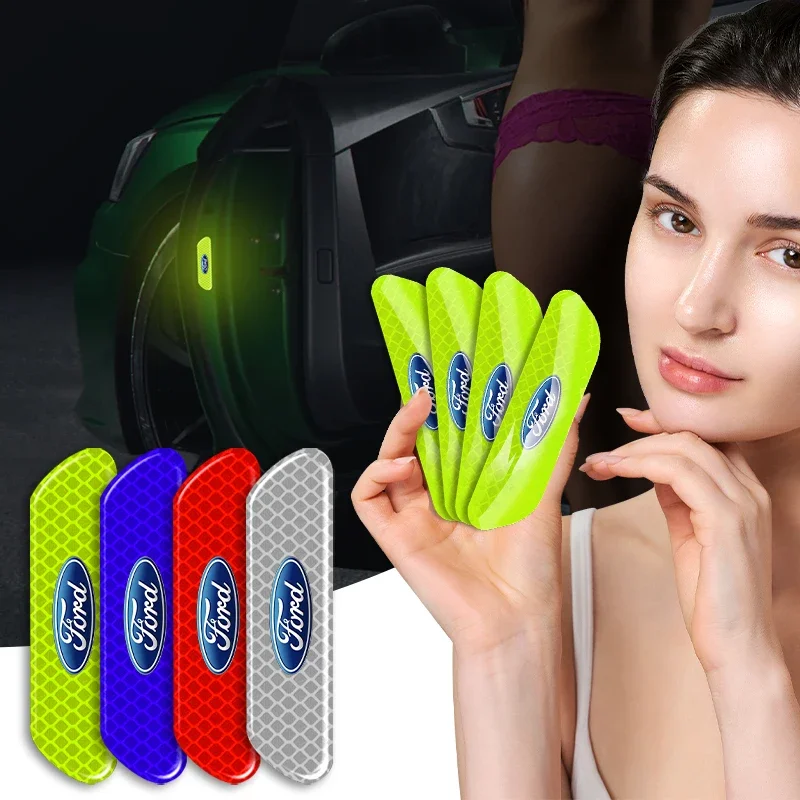 Автомобильные светоотражающие полосы предупреждающие наклейки значок Стайлинг