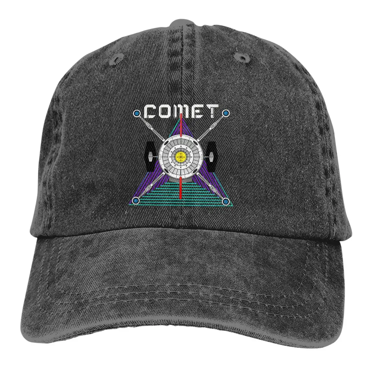 

Pure Color Dad Hats Spaceship Comet Cool Women's Hat Sun Visor Baseball Caps Captain Future Futuremen Anime Peaked Cap