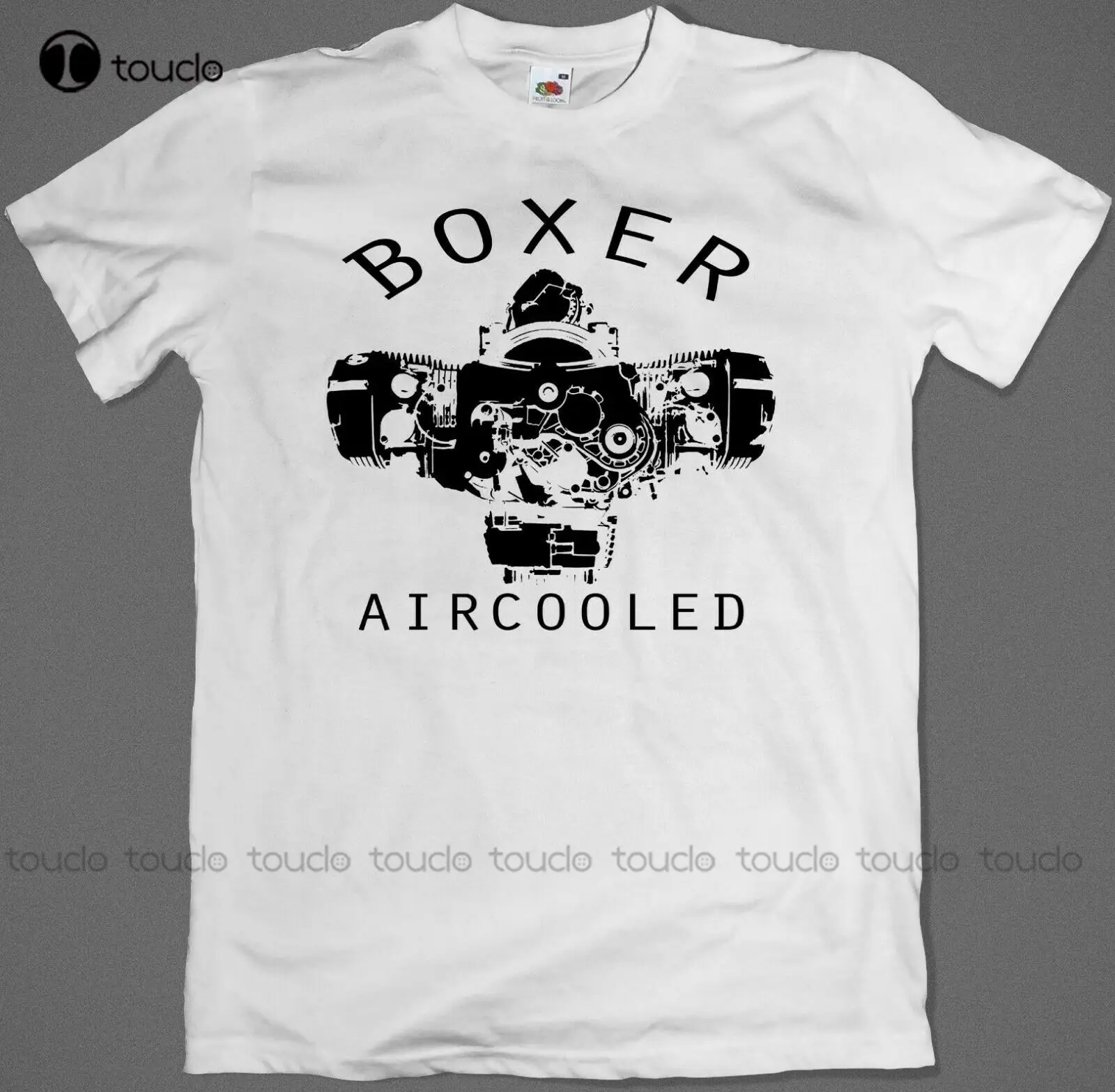 

Boxer Motorcycle Aircooled Engine White T-Shirt New Arrival Stringer Men Free China Post Shipping Homme Tee