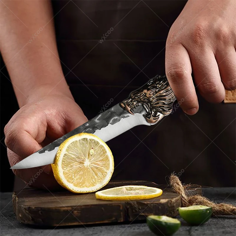 Ручные кованые ножи для обвалки высокая твердость нож нарезки мяса овощей и