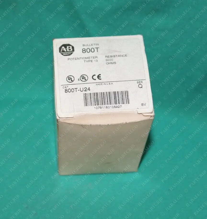 

Allen Bradley, 800T-U24, Potentiometer Type 13 5000Ohms